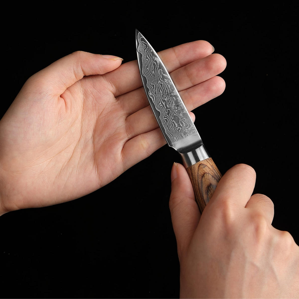 OFFICEMESSER 8 cm - Braun, Holz/Metall (20cm) - Wakoli