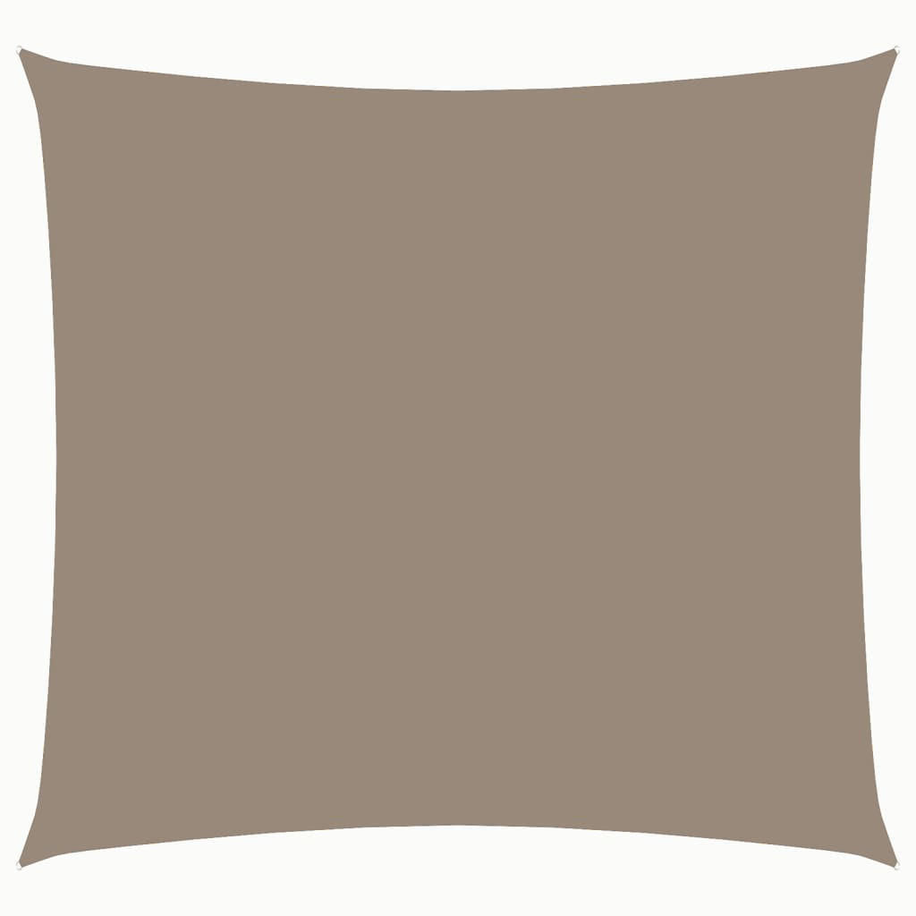 SONNENSEGEL Oxford-Gewebe Quadratisch 4/4 M Taupe - Taupe, Textil (400/400cm) - vidaXL