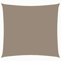 SONNENSEGEL Oxford-Gewebe Quadratisch 4/4 M Taupe - Taupe, Textil (400/400cm) - vidaXL