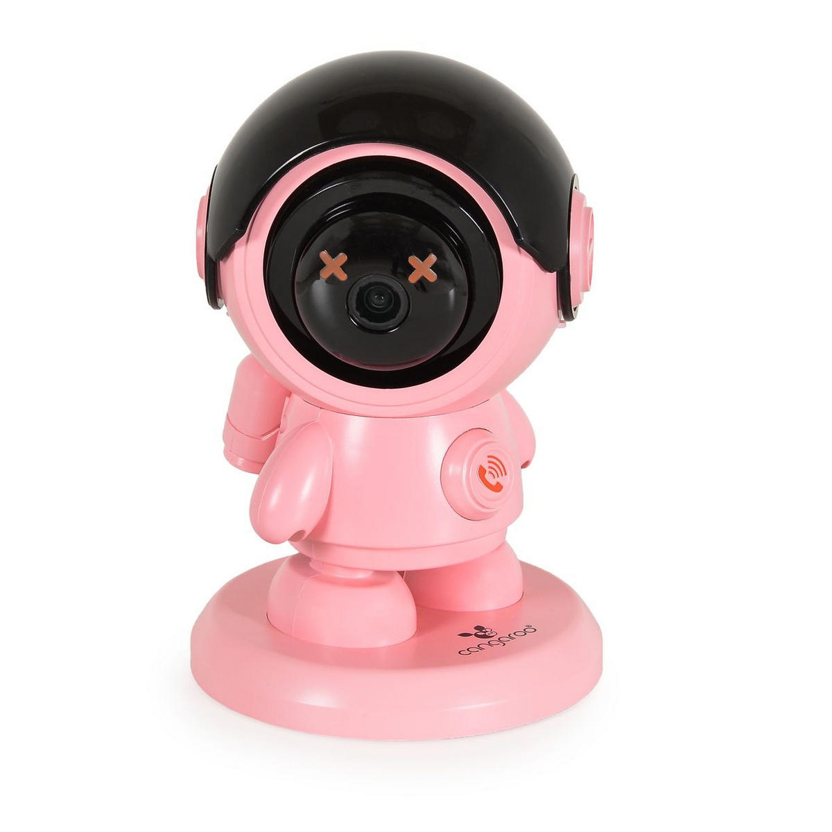 BABYPHONE West 360 Grad Drehung rosa Nachsicht, SD-Kartenstecklatz, WLAN - Rosa, Kunststoff - Cangaroo