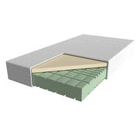 LATEXMATRATZE 200/200 cm H2 - 23cm Höhe & Tencel Bezug - Weiß, Textil (200/200cm) - AM Qualitätsmatratzen