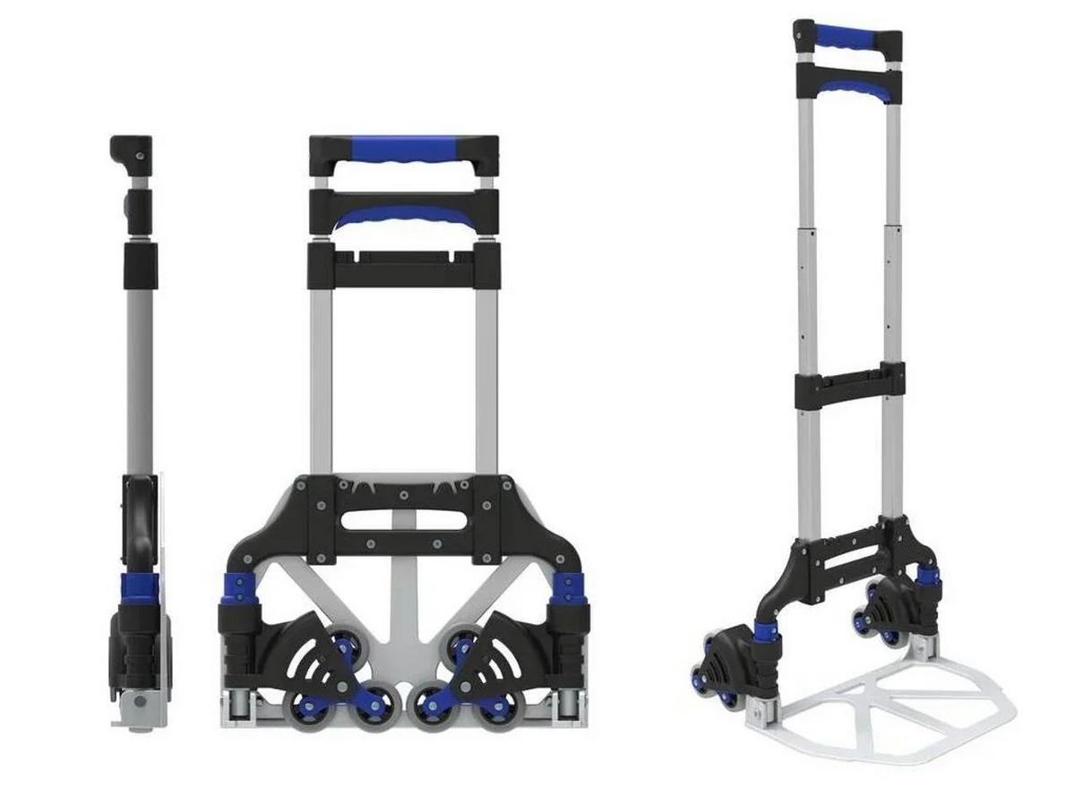 SACKKARRE klappbar, für Treppen, schwarz - Schwarz, Metall (6.6/4/1cm) - Westfalia