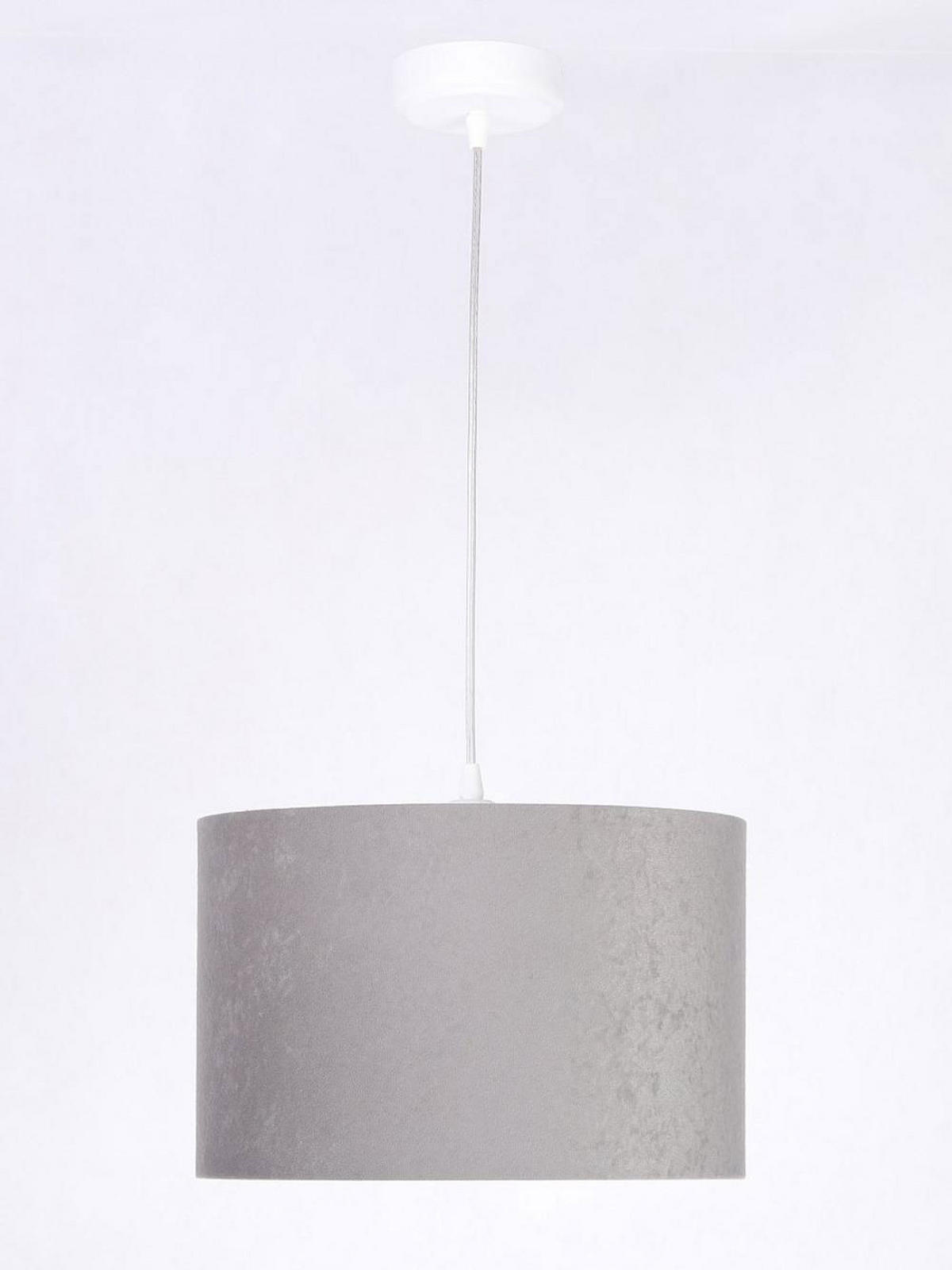 HÄNGELEUCHTE Grau 30/20 cm - Weiß/Grau, Kunststoff (30/0.45/20cm) - ONZENO