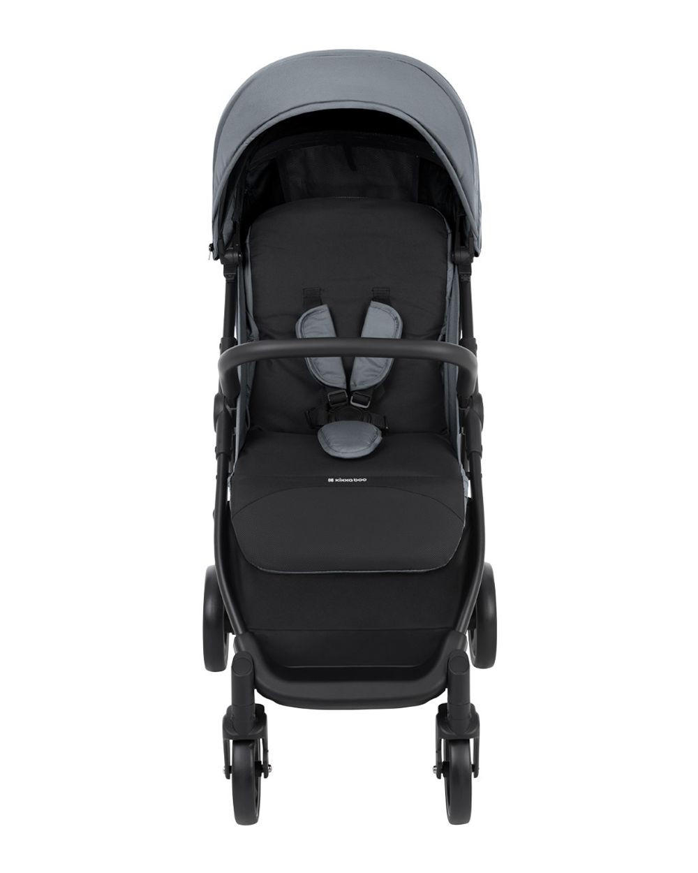 BUGGY Alexa 22 kg grau faltbar, Rückenlehne verstellbar, Gurt - Grau, Metall (72/51/101cm) - Kikka boo
