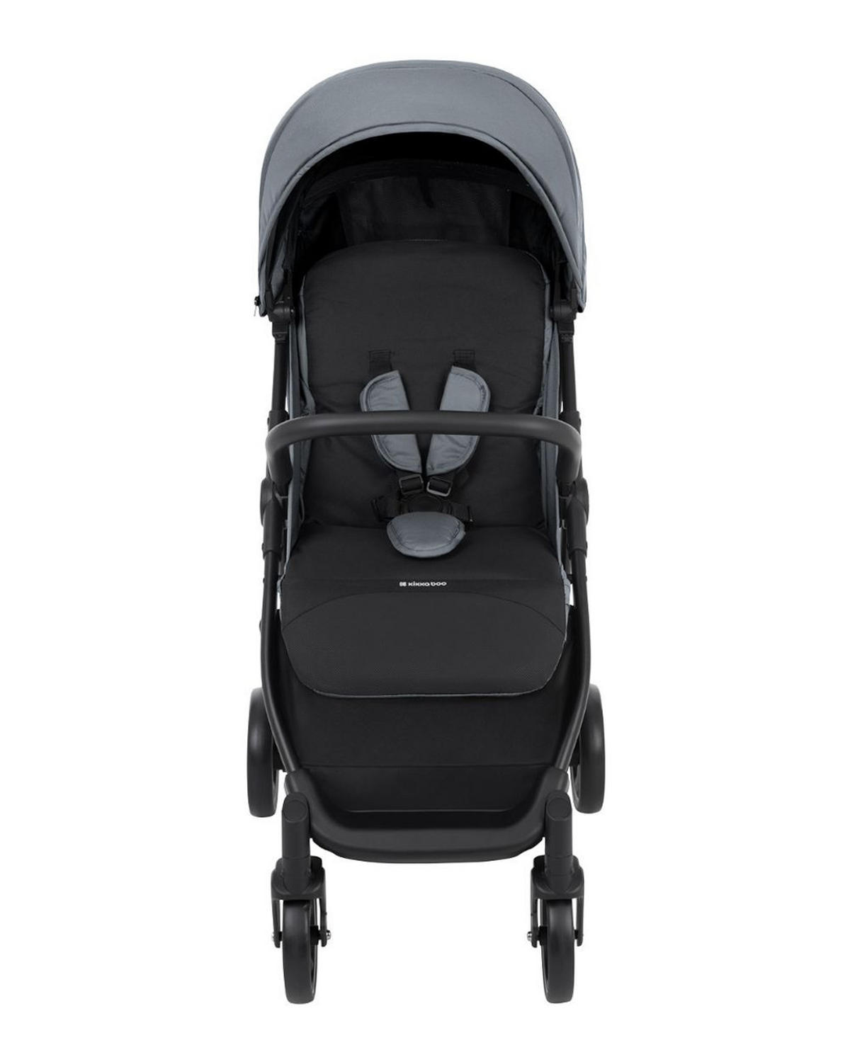 BUGGY Alexa 22 kg grau faltbar, Rückenlehne verstellbar, Gurt - Grau, Metall (72/51/101cm) - Kikka boo