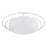 LED DECKENLEUCHTE Romario Weiß mit Ventilator - Weiß, Metall (73/73/23cm) - Globo Lighting