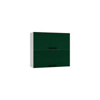 HÄNGESCHRANK W80GRF/2 - Morvex - Funktionales Design Konzept - Dunkelgrün, Holz/Metall (80/72/30cm) - ROYAL24_MARKT