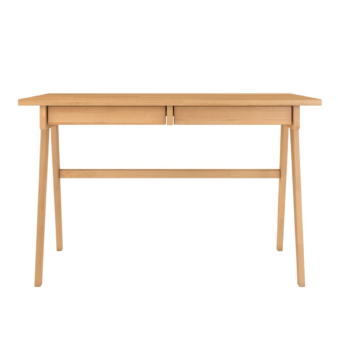SCHREIBTISCH Edda, 120/65/75 cm in Naturfarben, Buchenholz - Buchefarben, Holz/Buchenholz (65/120/75.5cm) - Visby
