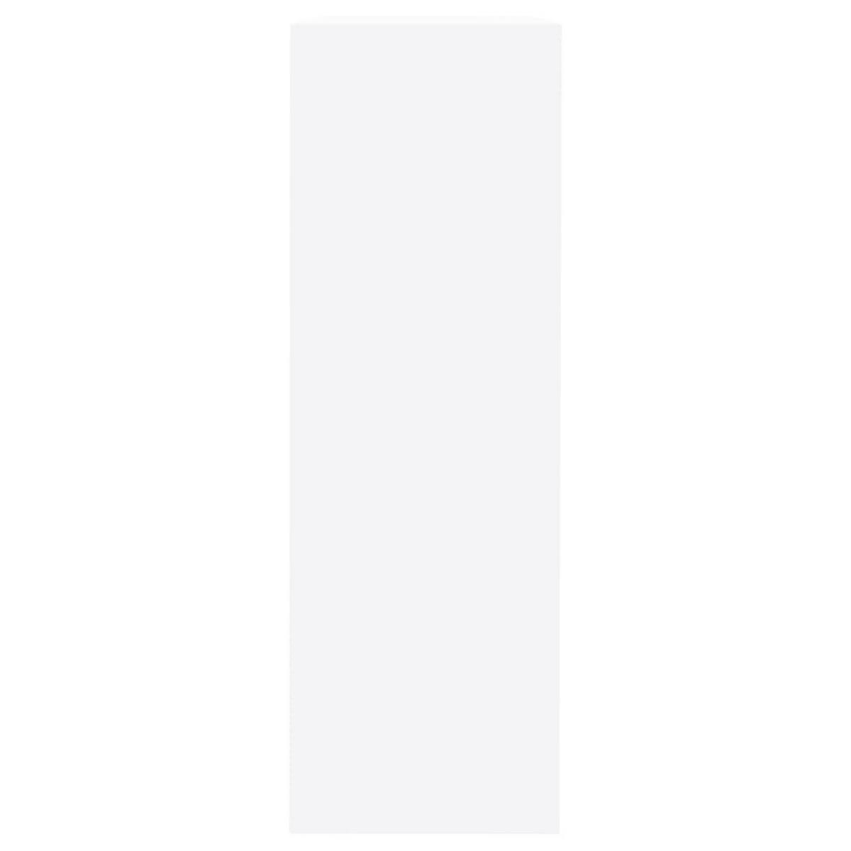 WANDREGALESET 3-tlg. 24-30/10/24-30 cm aus MDF Weiß Max. Belastbarkeit 5 KG - Weiß, Holzwerkstoff (30/30/10cm) - vidaXL