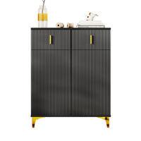 SIDEBOARD z dřevotřísky, 83/35/101 cm černá se 2 dvířky a 2 zásuvkami - černá, kompozitní dřevo (83/101/35cm) - Modenvie