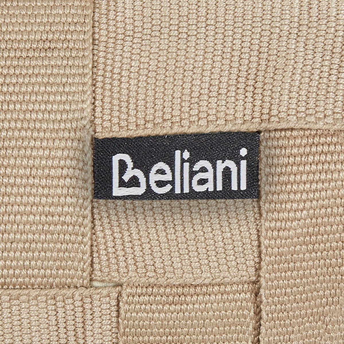 POUF Beige Bodla - Beige, Kunststoff (50/30/50cm) - Beliani