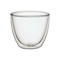 DOPPELWANDIGER BECHER Manufacture Rock transparent 250 ml - Transparent, Glas (0.25L) - Villeroy & Boch
