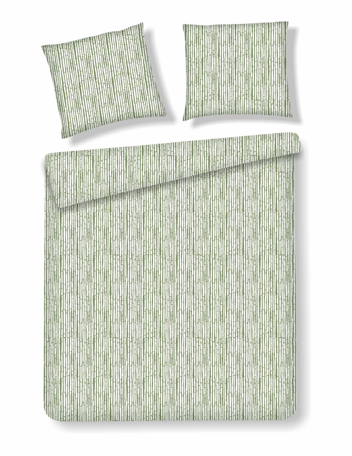 BETTWÄSCHE Bambu - Grün, Textil (200/220cm) - home&you