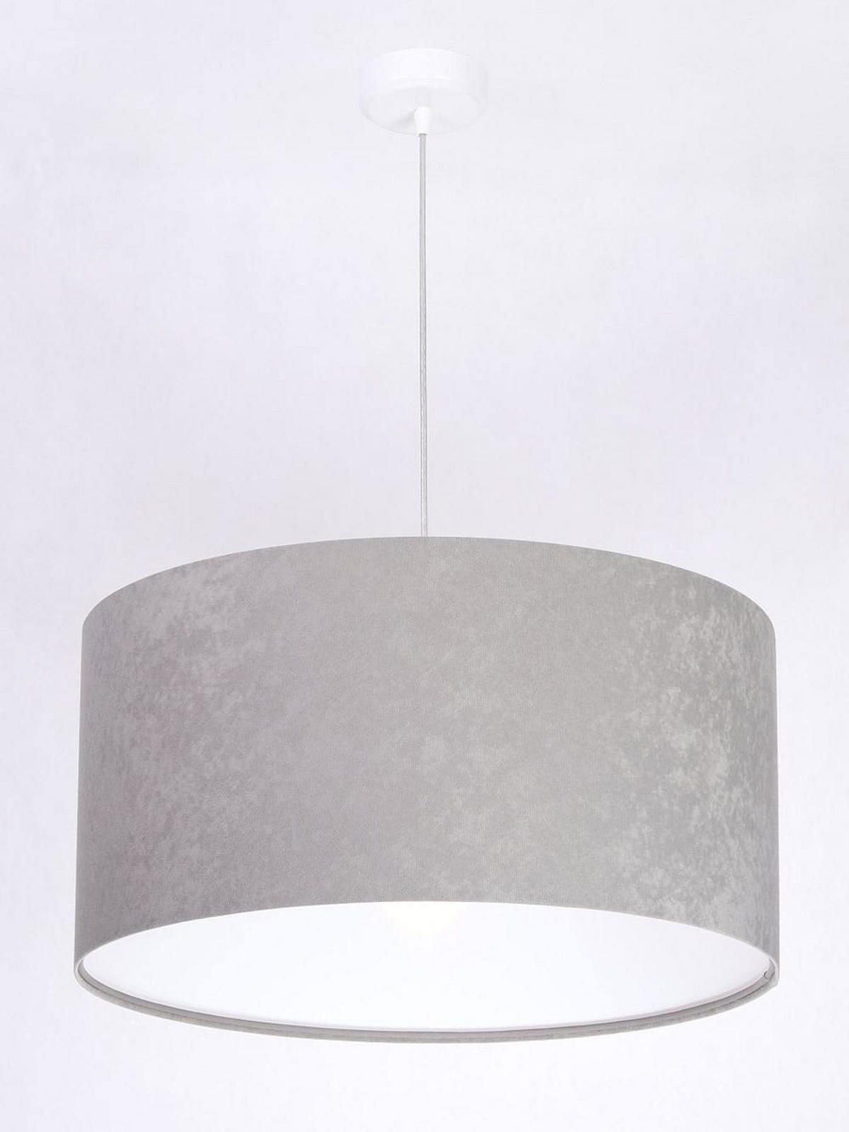 HÄNGELEUCHTE Grau 60/30 cm - Weiß/Grau, Kunststoff (60/1.1/30cm) - ONZENO