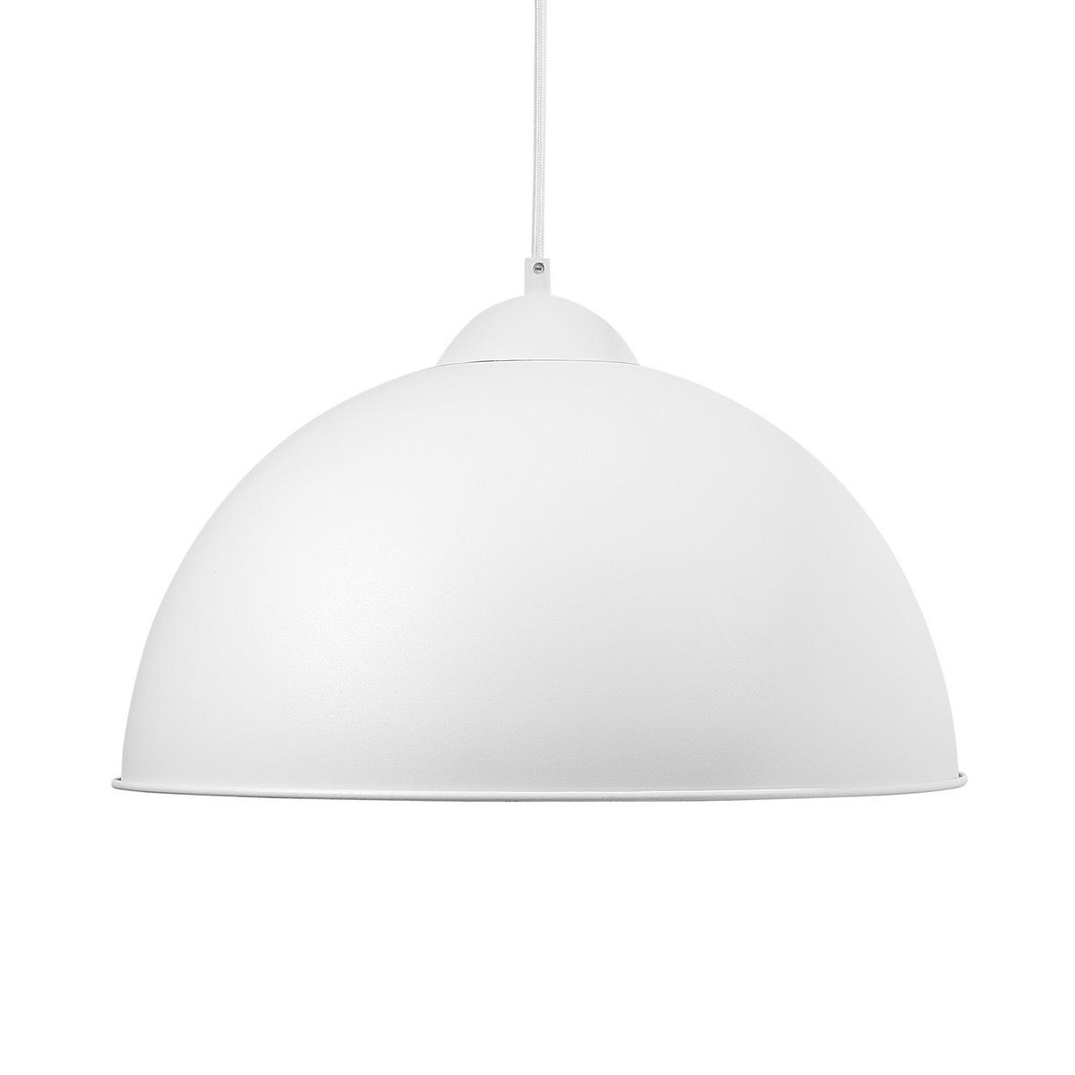 HÄNGELEUCHTE Cetina 40/40/129 cm - Weiß, Metall (40/40/129cm) - Beliani
