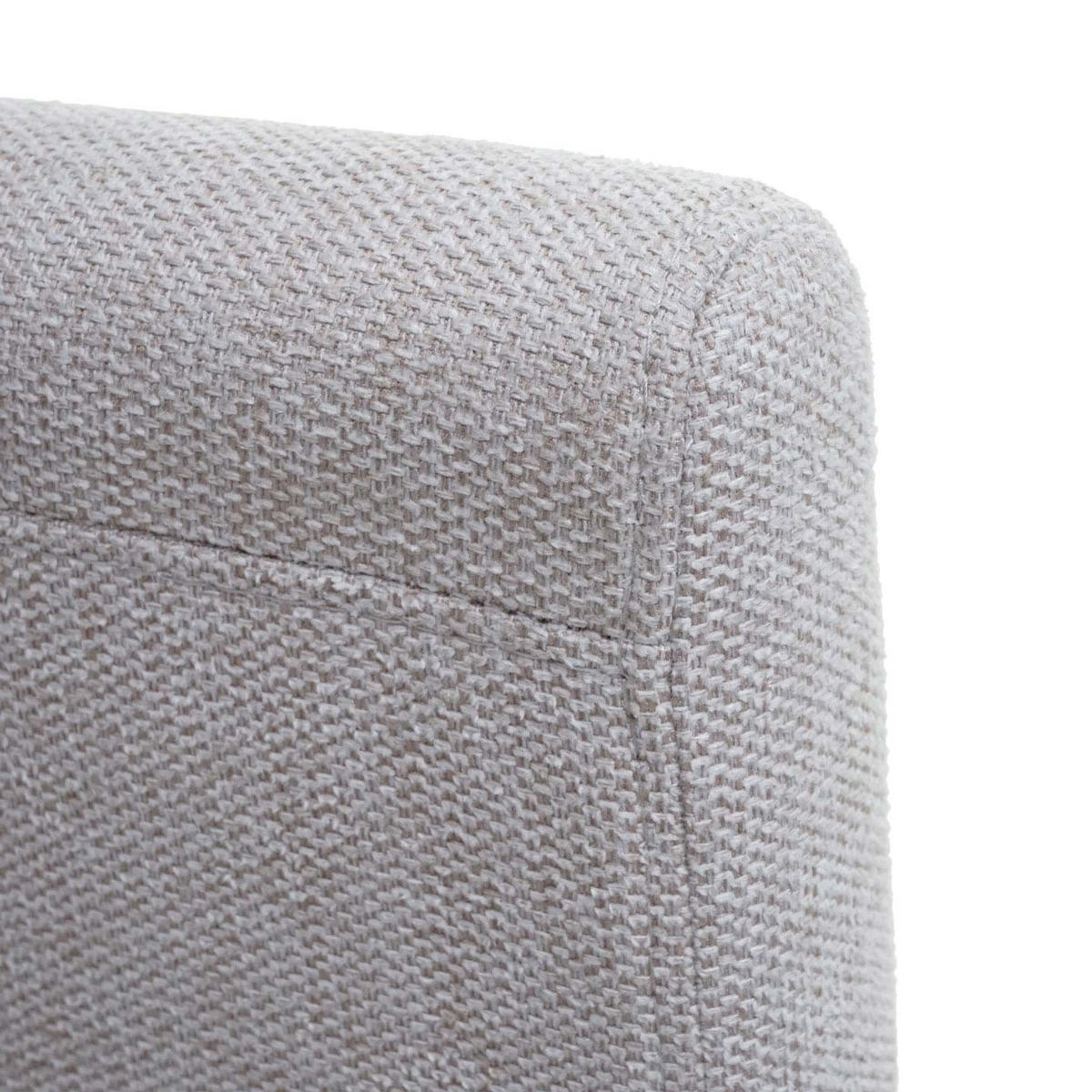 ESSZIMMERSTUHL klassisch und zeitlos 90x43x56cm Sitzhöhe 45cm Stoff/Textil helle Beine Creme-Beige - Beige, Textil (43/90/56cm) - CHEFGASTRO