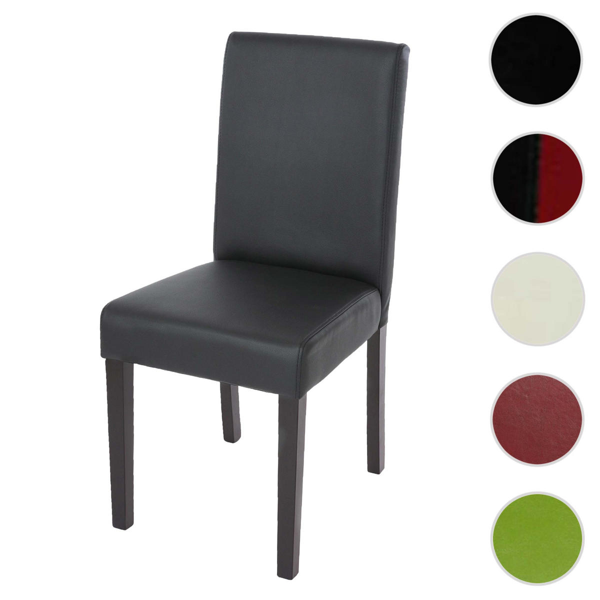 ESSZIMMERSTUHL Schwarz, Schwarz - Schwarz, Textil (43/90/56cm) - MCW