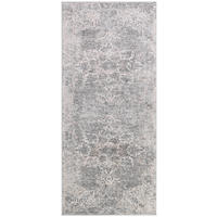TEPPICHLÄUFER VALLEY hellgrau vintage 100/300 cm - Hellgrau, Textil (100/300cm) - Tapiso
