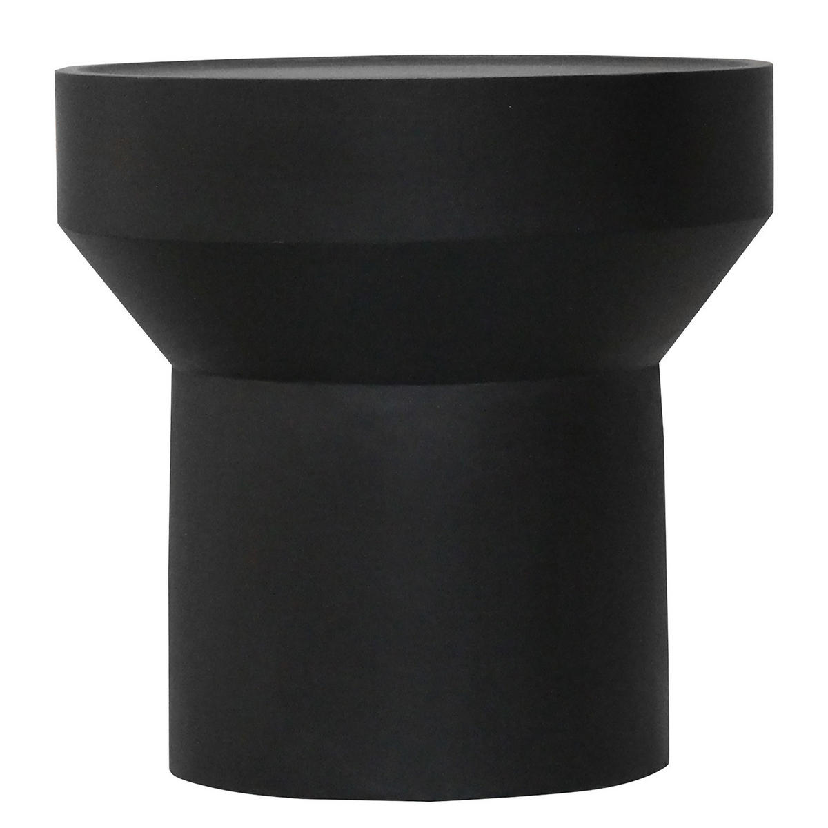 MASSIVER BEISTELLTISCH - Mango massiv - Schwarz, Holz (50/50/50cm) - home24
