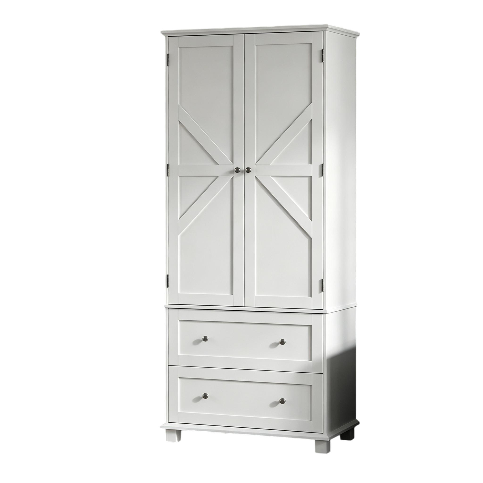 ComfortXL Highboard Weiß 80x184.5x39.5 cm
