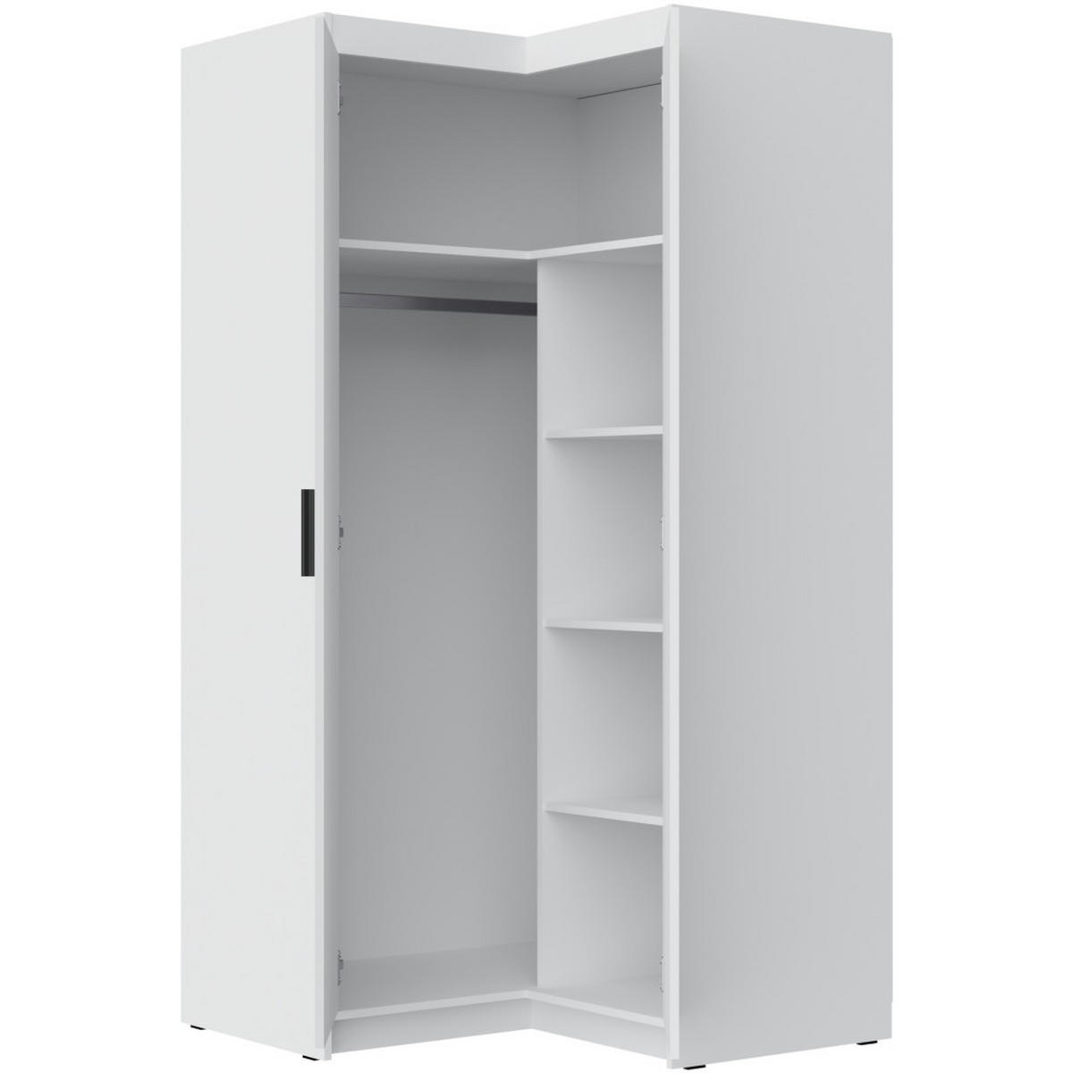 ECKSCHRANK Elena mit 2 Türen, 95x95 cm, Sonoma Eiche - Sonoma Eiche, Holzwerkstoff (95/190.5/95cm) - Beautysofa