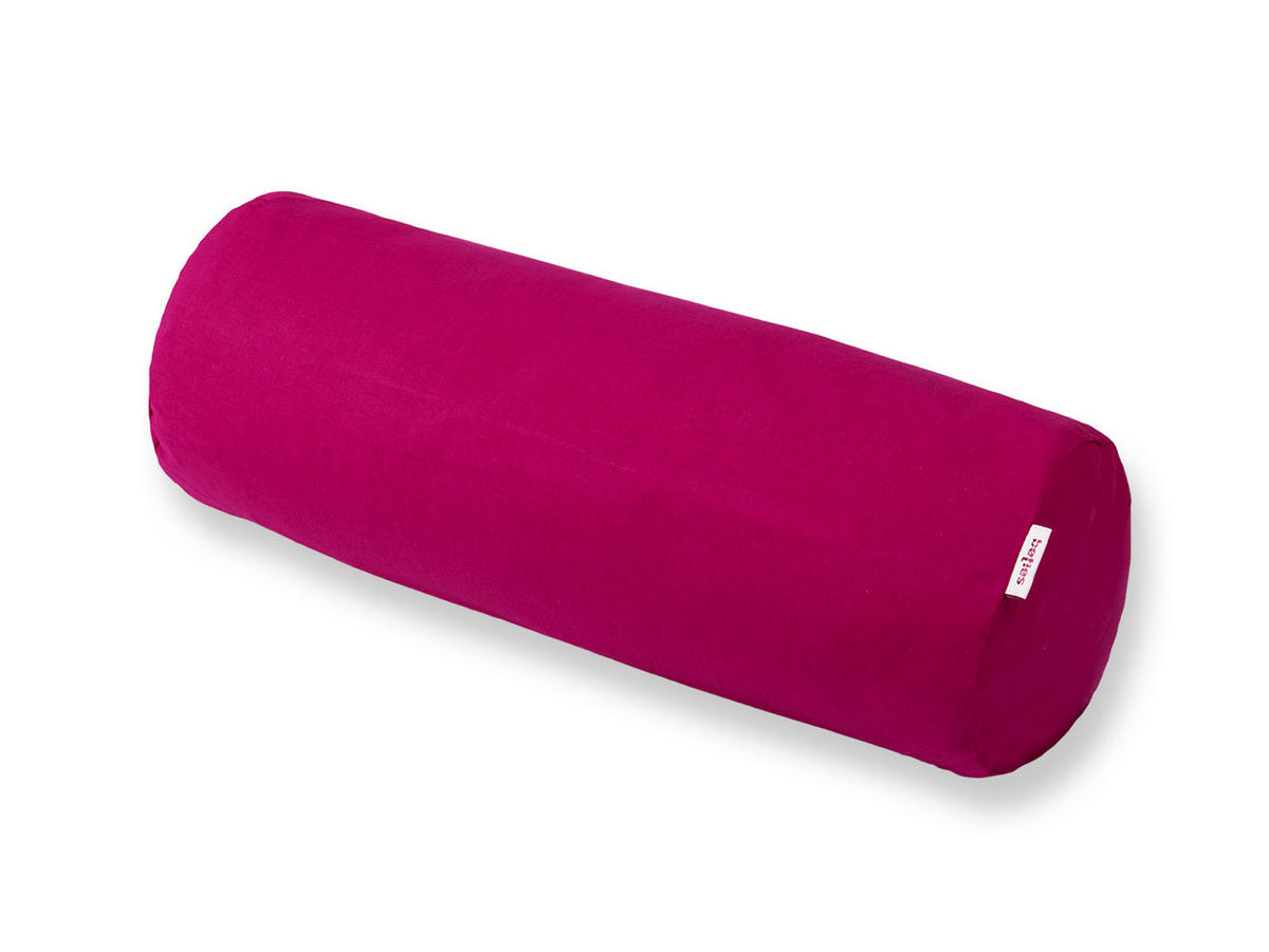NACKENROLLENBEZUG Basic 100% Baumwolle pink 40/15 cm - Pink, Textil (15/40cm) - beties Heimtextil