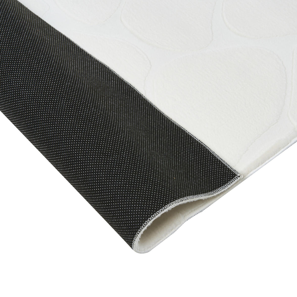 KOBEREC Krémově bílý 80/300 cm Kawi - bílá/krémová, textil (80/300cm) - Beliani