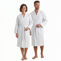 BADEMANTEL NYVISpa Waffelpique XXXL Weiß - Weiß, Textil (XXXLnull) - NYVI