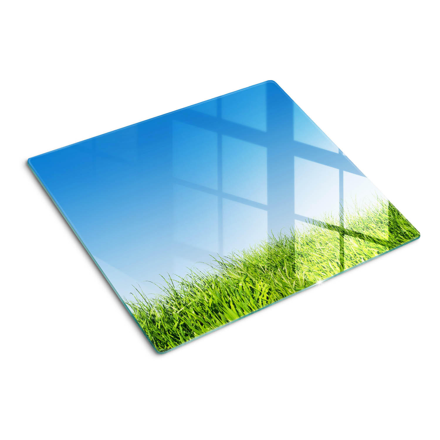 GLASPLATTE 60x52 cm Gras - Grün, Glas (60/0.4/52cm) - TULUP