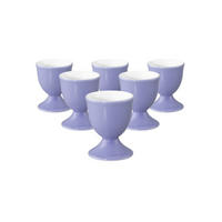 EIERBECHER Liberty Pure Colors Grape Purple ø 4,9 cm 6er Set - Lila, Keramik (4.9/6.4/4.9cm) - Seltmann Weiden
