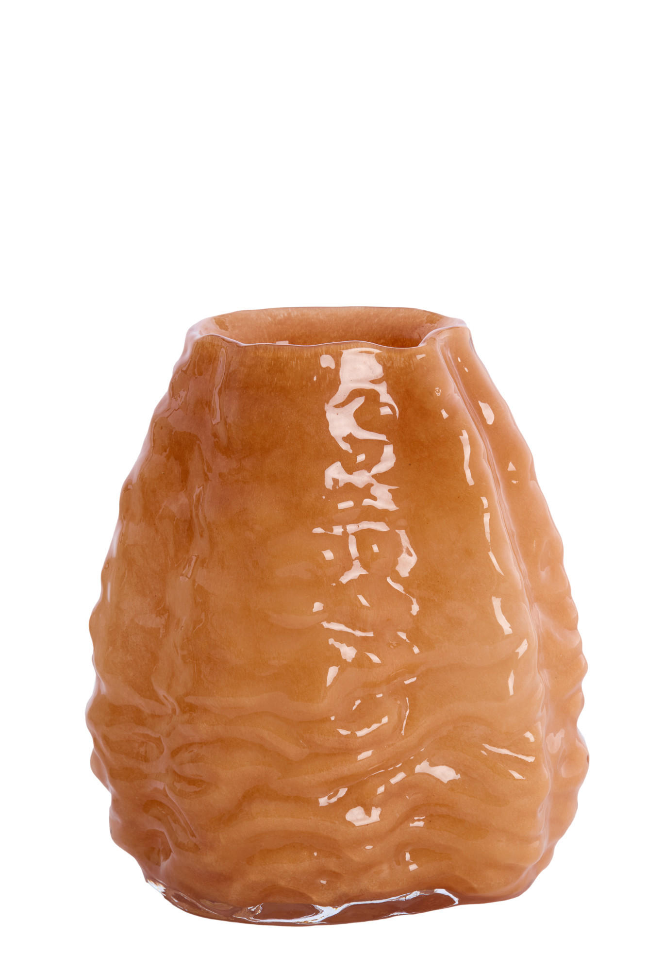 VASE Aurelia Braun 20/14,5/30 cm - Braun, Glas (30cm) - Light & Living