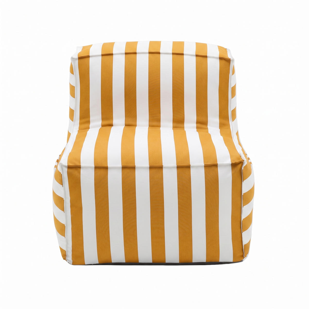 OUTDOOR Sitzsack SOFT mit Rückenlehne für Garten & Terrasse, Gelb - Gelb, Textil (70/75/100cm) - Muffo