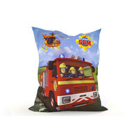 KINDER-SITZSACK - Feuerwehrmann Sam - Rot/Weiß, Textil (100/25/135cm) - Green Bean