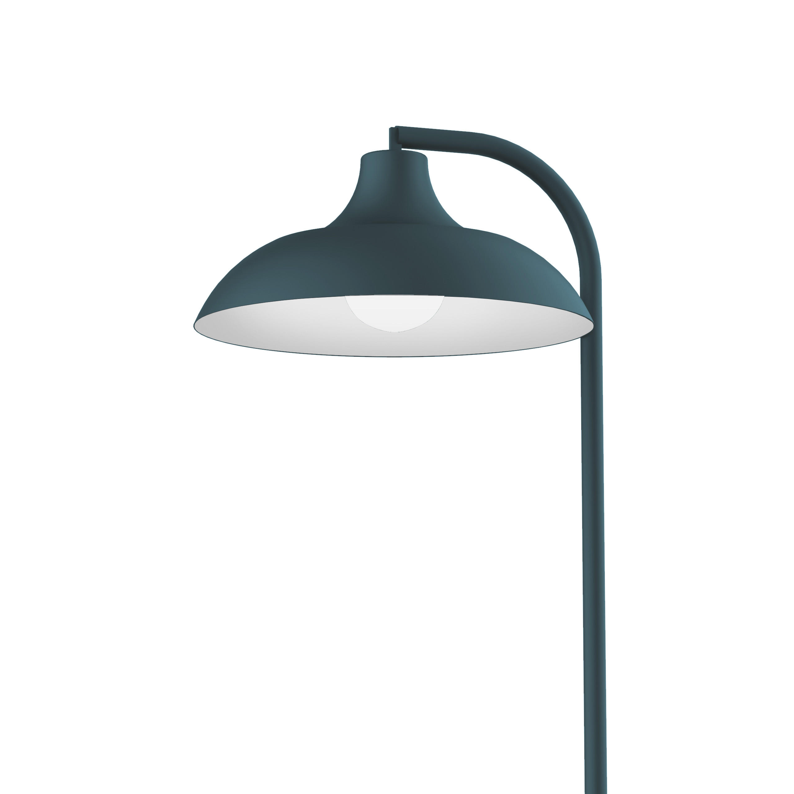 STEHLEUCHTE - Blau, Metall (40/30/165cm) - Lumicom