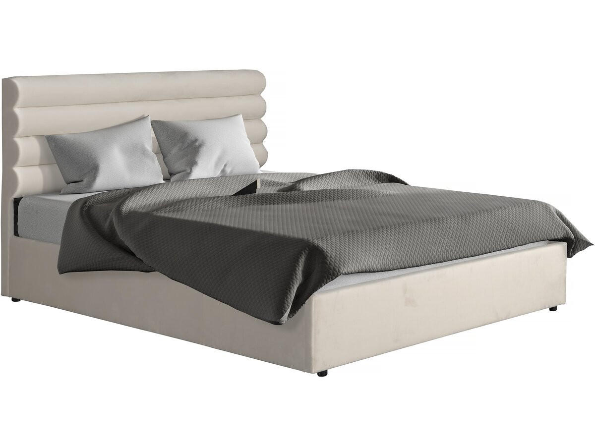 BETT livigno beige - Beige, Textil (190/140cm) - Habitat Garten