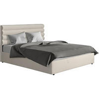 BETT livigno beige - Beige, Textil (190/140cm) - Habitat Garten