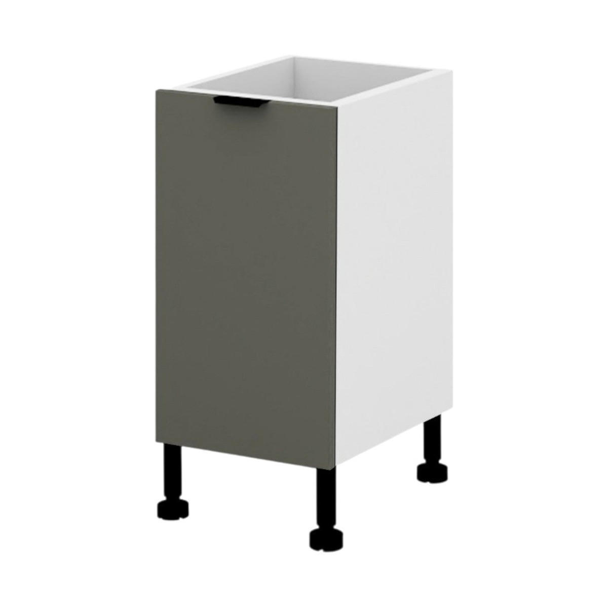 UNTERSCHRANK – 40 cm – KU-D40 – Lunara – Dunkelgrau - Dunkelgrau, Holzwerkstoff (40/72/52cm) - hi-markt