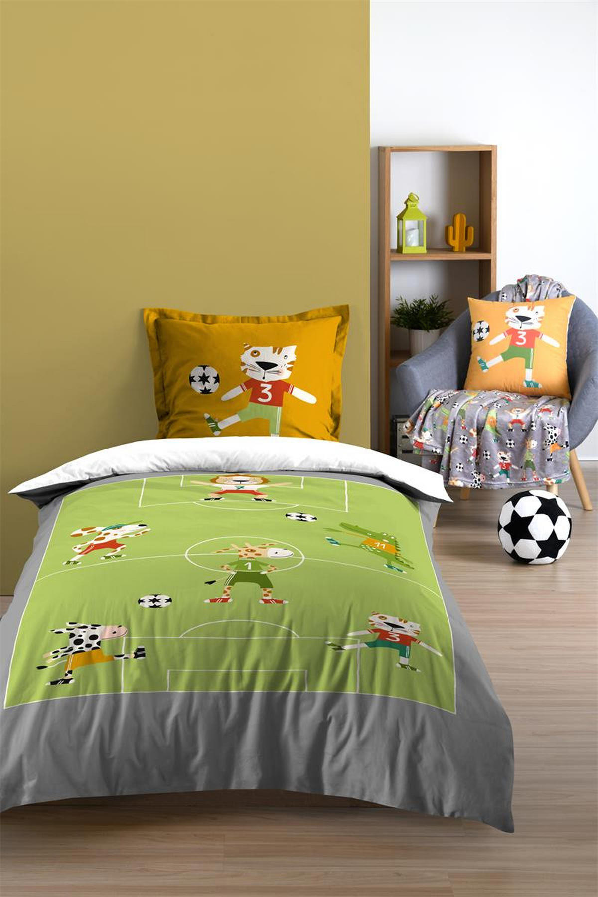 KISSEN Maracana 25/25/25 cm - Multicolor, Textil (25/25cm) - STOF