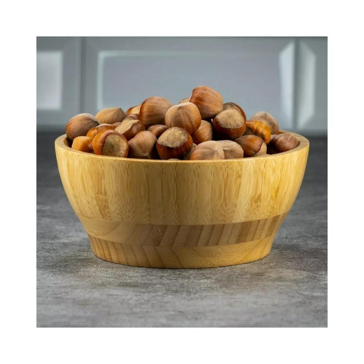 OBSTKORB Beige 16/16/7 cm 35491 - Beige, Holz (16/7/16cm) - Kinghoff 