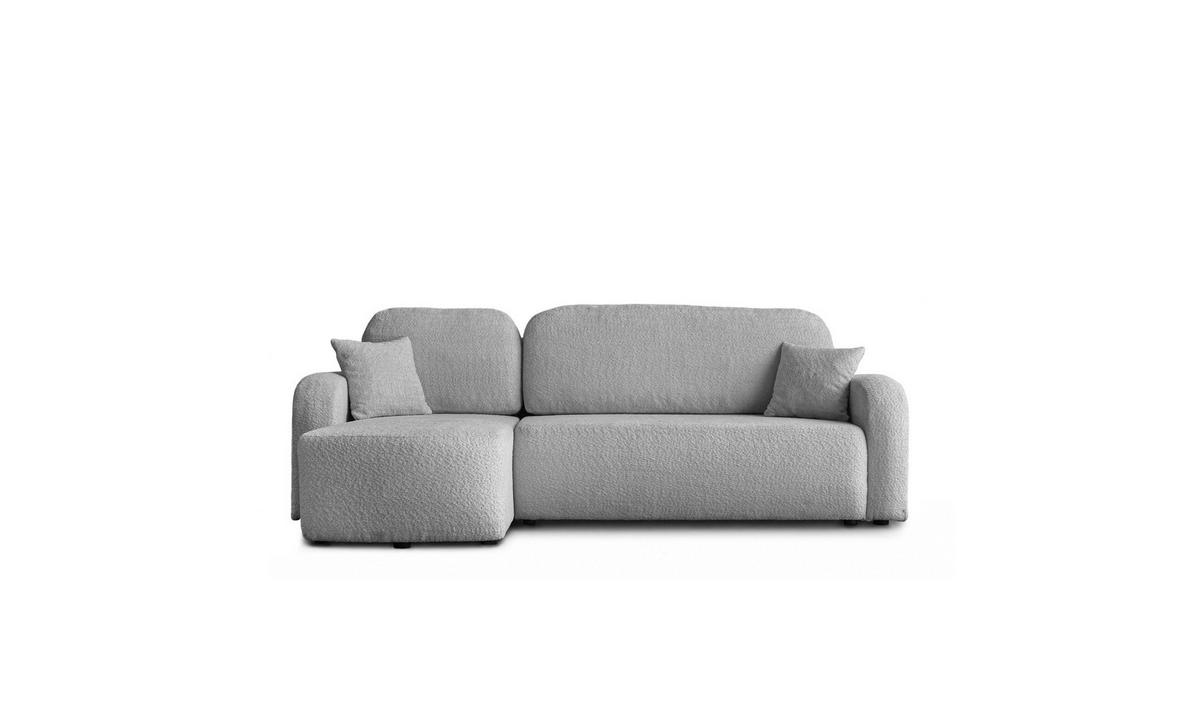 ECKSOFA PALOMA L 235/155/85 cm Coral 75 - Grau, Textil (235/155cm) - Lookway