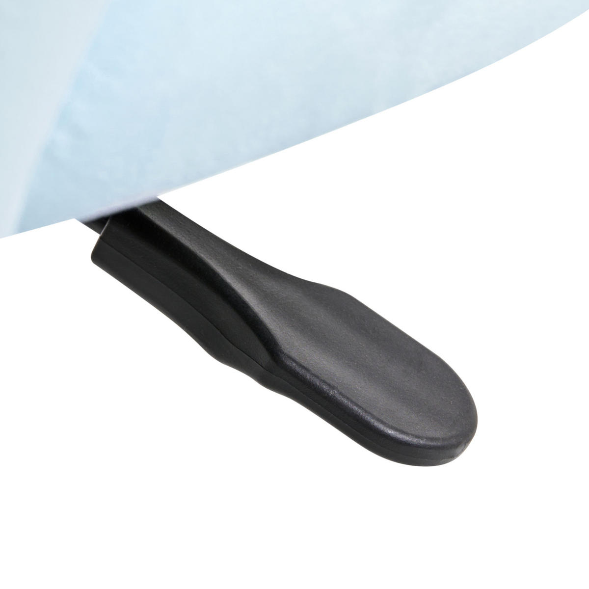 SCHREIBTISCHSTUHL Hellblau Cheerful - Blau/Weiß, Textil (49/70/49cm) - Beliani