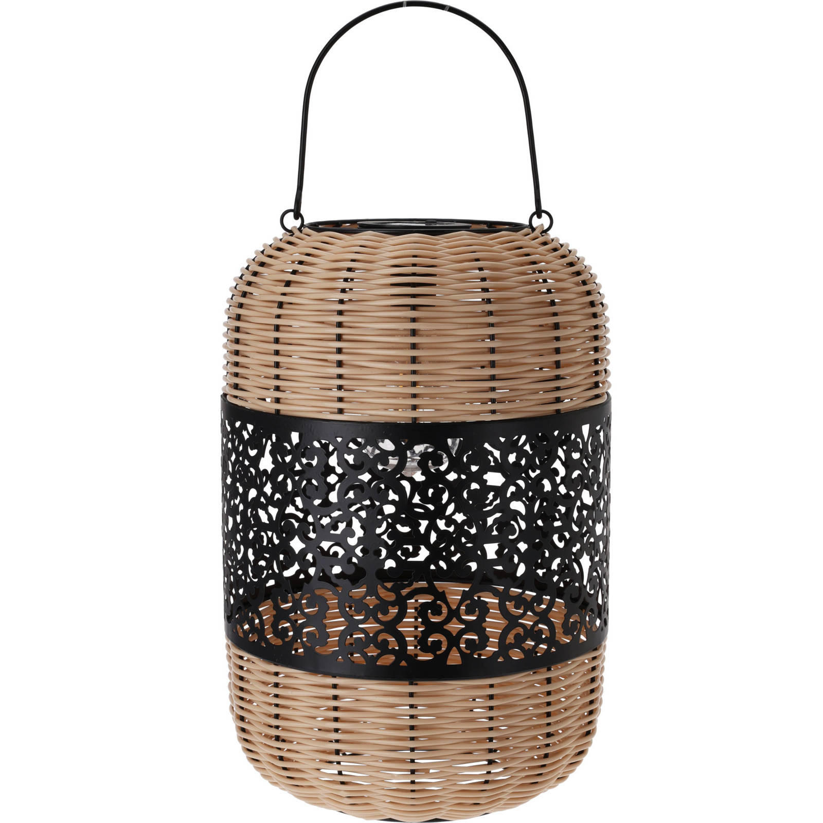 SOLARLATERNE Ø 24/36 cm - Braun, Metall (24/24/36cm) - Home Styling Collection