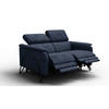 RELAXSOFA RODEN 2-Sitzer, marineblau - Dunkelblau, Holz/Textil (152/82/103cm) - Courtois Laville