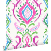 TAPETE Barockmuster 53 cm x 10.05 m - Pink, Papier (53/1000cm) - ESTAhome