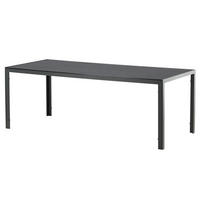 GARTENTISCH - Schwarz, Kunststoff (205/90/74cm) - home24