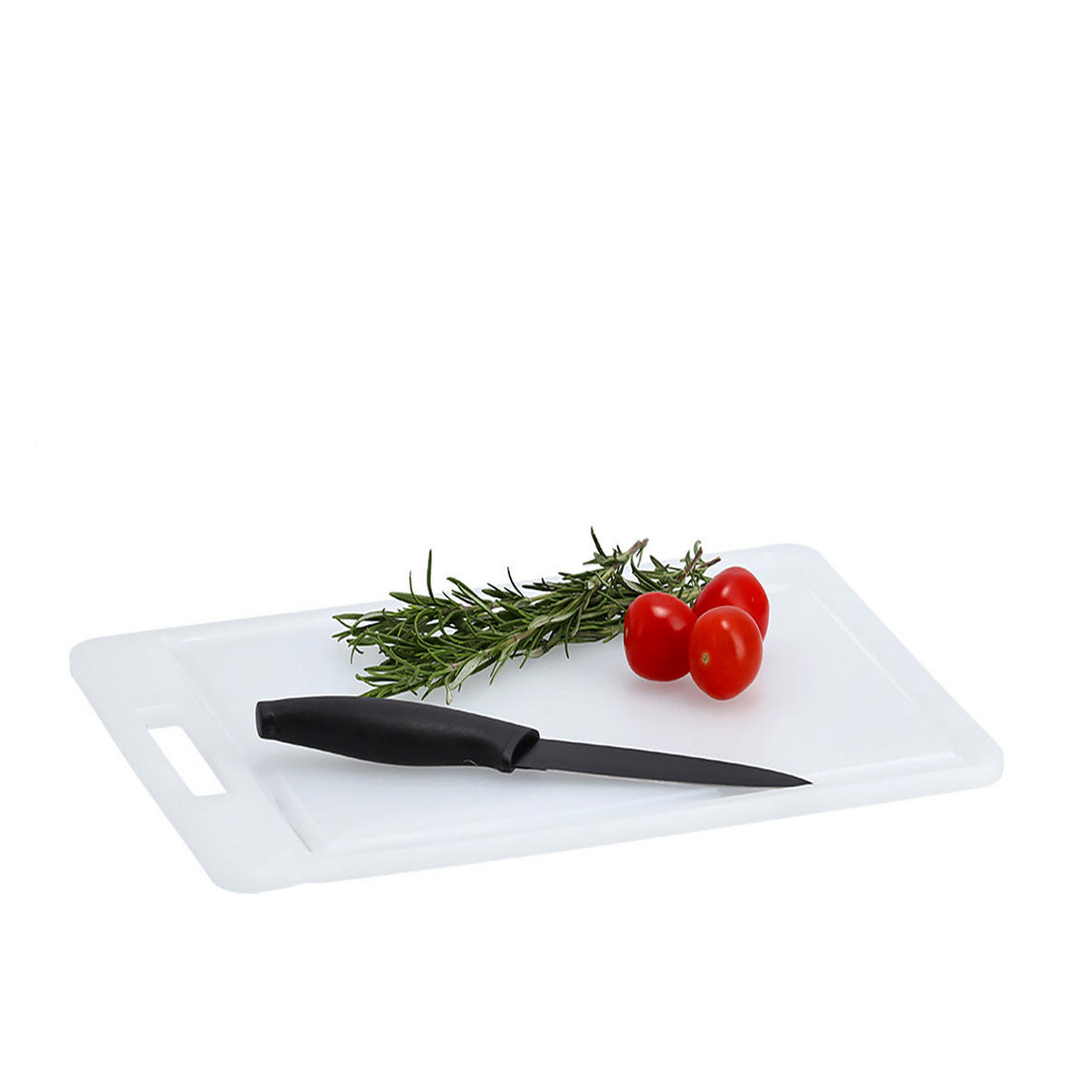 SCHNEIDEBRETT - Weiß - 34,5 x 24,5cm - Weiß, Kunststoff (34.5/24.5cm) - Zeller Present