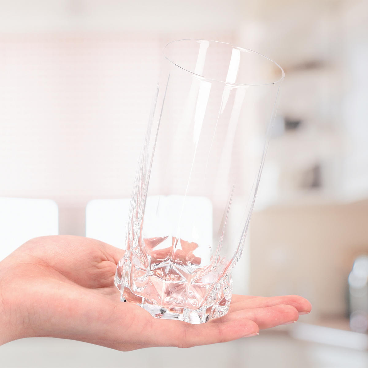 KADAX Trinkglas Literatka 6 Stk. 325 ml - Transparent, Glas (0.325L) - KADAX