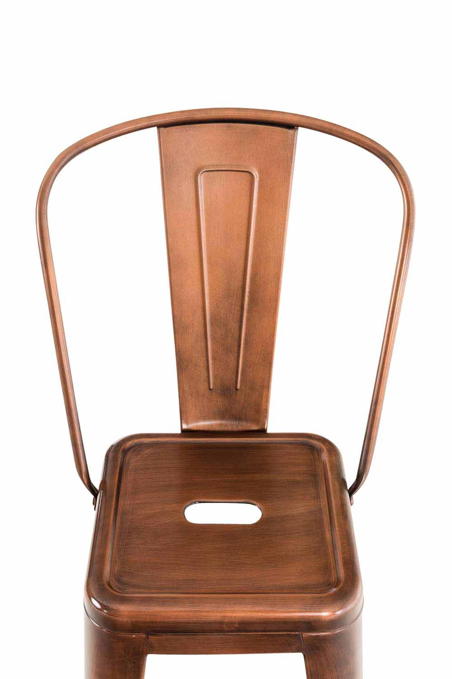 BARHOCKER Adnan, 2er Set, Kupfer - Braun, Metall (44/100/52cm) - TPFLiving