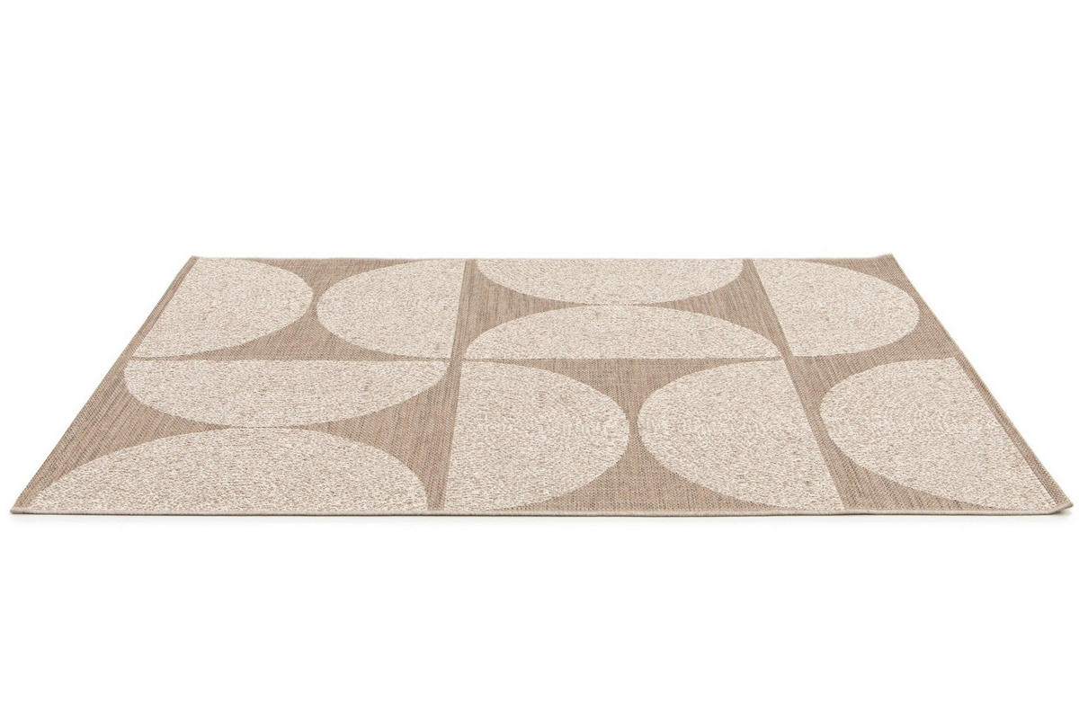 DESIGN Teppich für Innen und Außen beige - Beige, Textil (160/230cm) - AFK Living