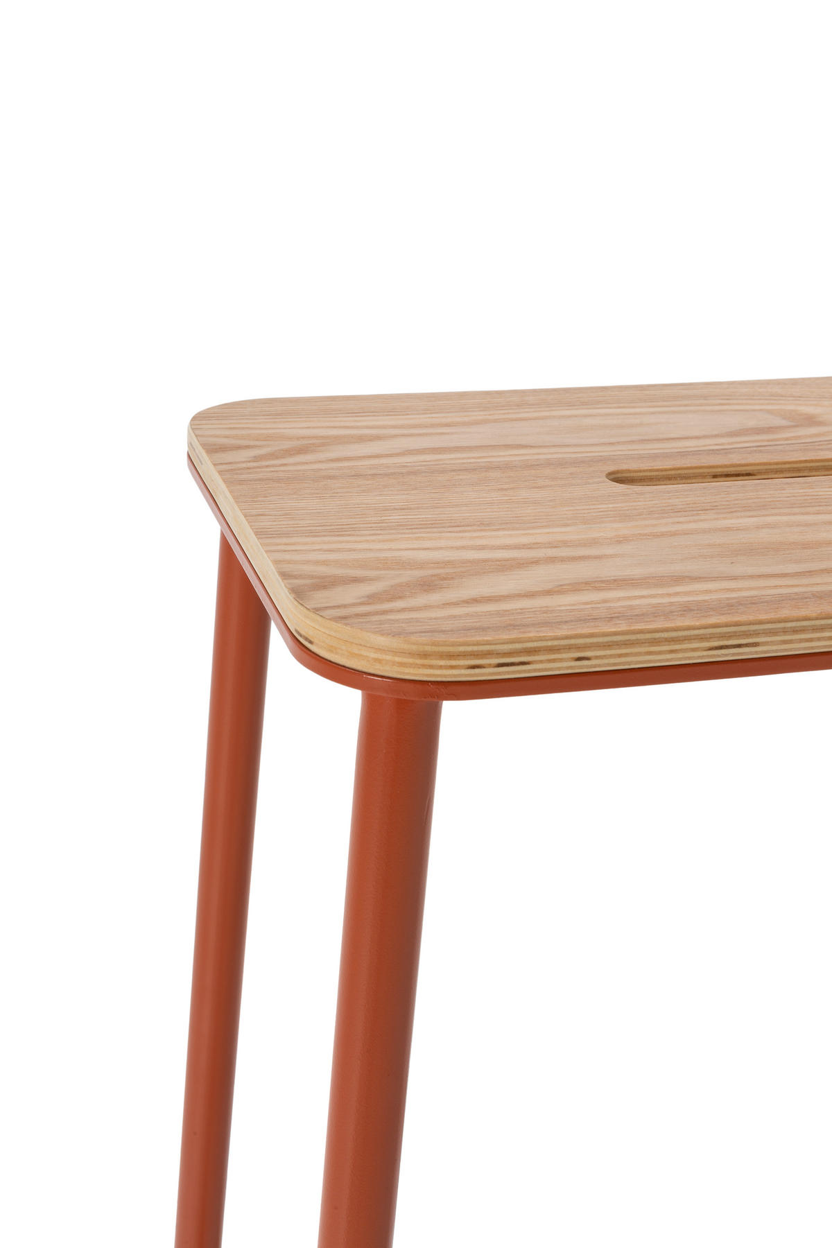 BARHOCKER Abba Orange 30/42/65 cm 2er-Set - Orange, Holz (42/65/30cm) - Drawer